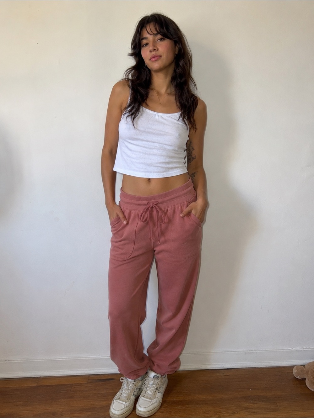 All in Motion Fleece Joggers – Dusty Rose – Size M - Picture 1 of 3